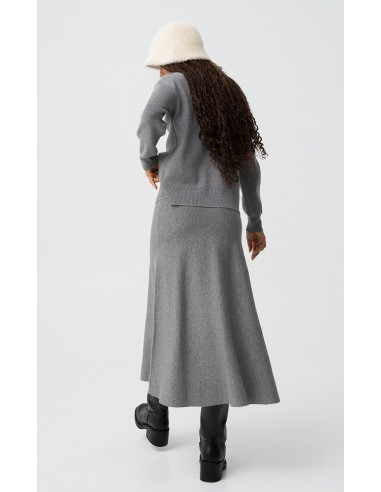 FALDA MIDI DE PUNTO CANALÉ ZOE