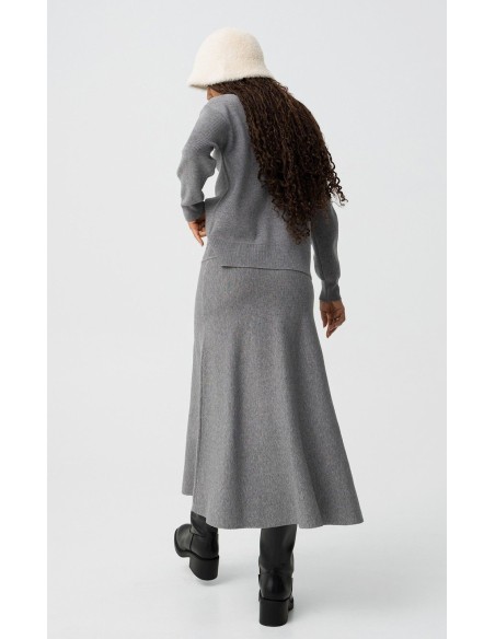 FALDA MIDI DE PUNTO CANALÉ ZOE