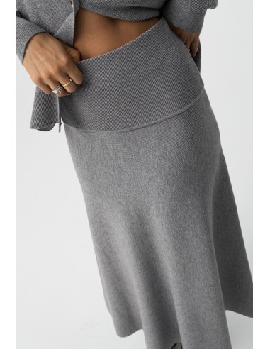 FALDA MIDI DE PUNTO CANALÉ ZOE