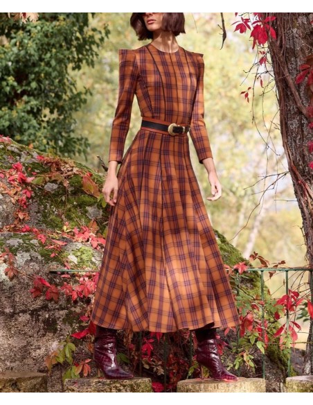 VESTIDO ROPE CUADROS