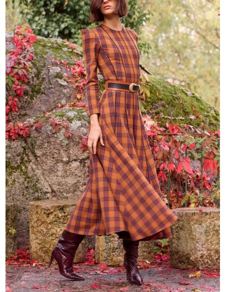 VESTIDO ROPE CUADROS