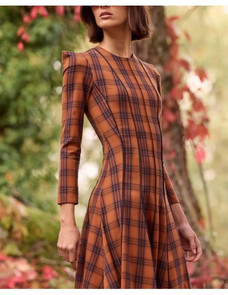 VESTIDO ROPE CUADROS