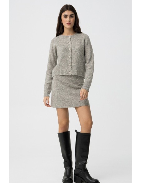 FALDA CORTA DE PUNTO TRICORTADO