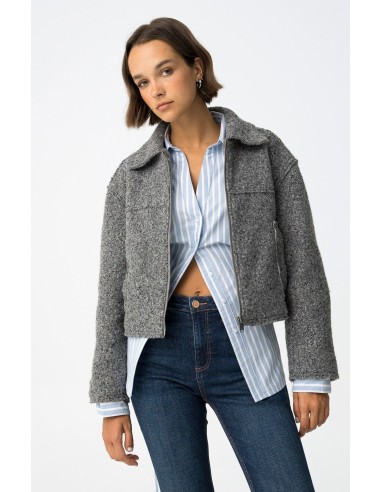 CHAQUETA CORTA BOUCLÉ