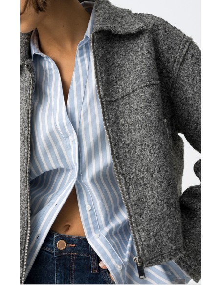 CHAQUETA CORTA BOUCLÉ