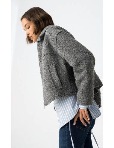 CHAQUETA CORTA BOUCLÉ