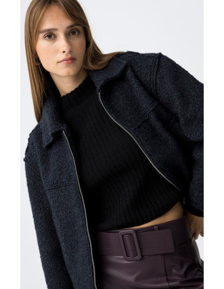 CHAQUETA CORTA BOUCLÉ