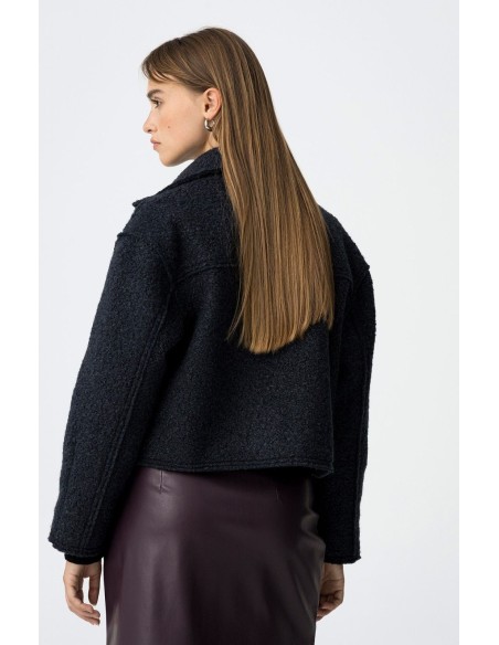 CHAQUETA CORTA BOUCLÉ