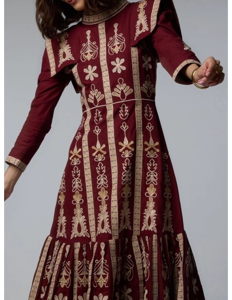 VESTIDO ÁFRICA BORDADO