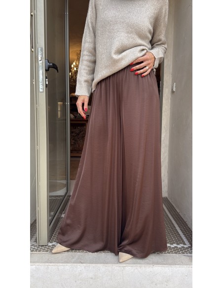 PANTALON PALAZZO DE SATEN