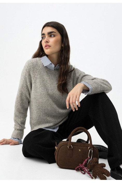 JERSEY DE PUNTO CUELLO REDONDO