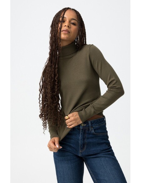 JERSEY SLIM FIT CUELLO ALTO