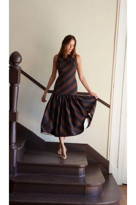 VESTIDO ST.017 MARRÓN