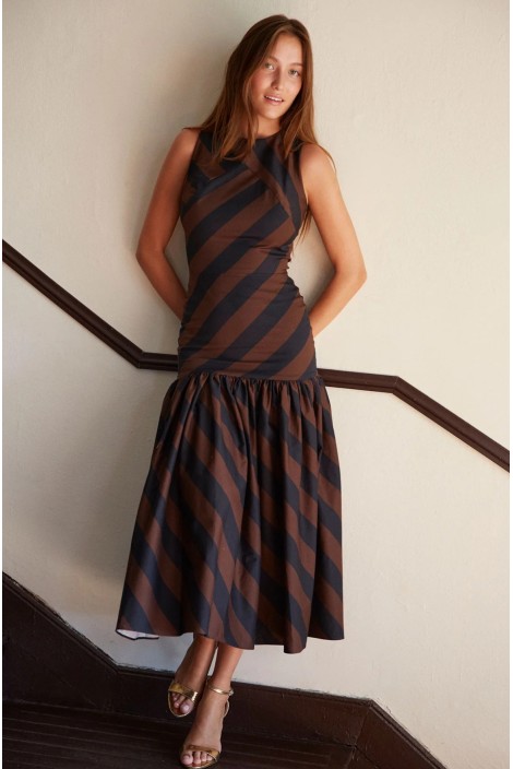 VESTIDO ST.017 MARRÓN 2