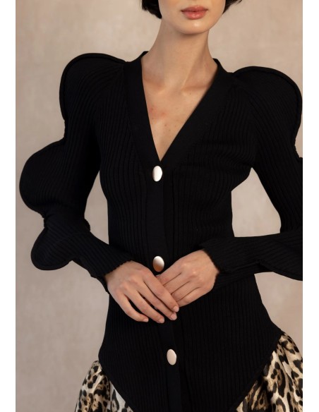 CHAQUETA NICOLETTA NEGRA