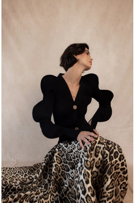 CHAQUETA NICOLETTA NEGRA 2