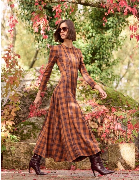 VESTIDO ROPE CUADROS