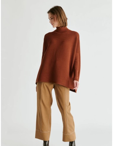 JERSEY CANALE CUELLO ALTO OVERSIZE CALDERA