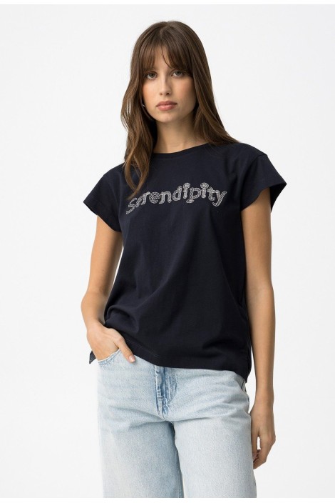 CAMISETA HILLARY BLUE