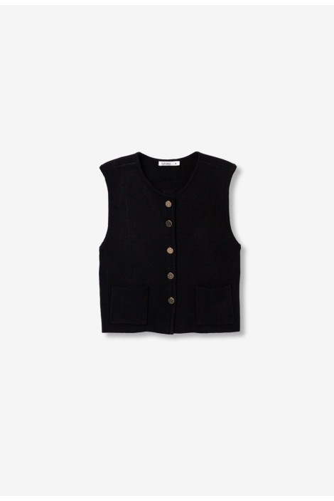 CHALECO SABRINA BLACK
