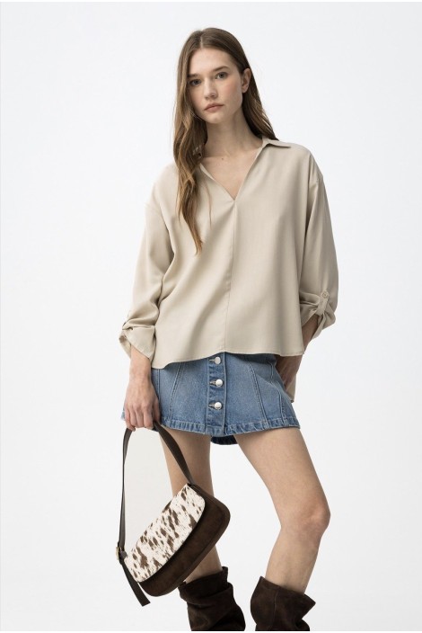 CAMISA ESTEFANIA BEIGE