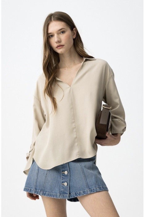 CAMISA ESTEFANIA BEIGE 2