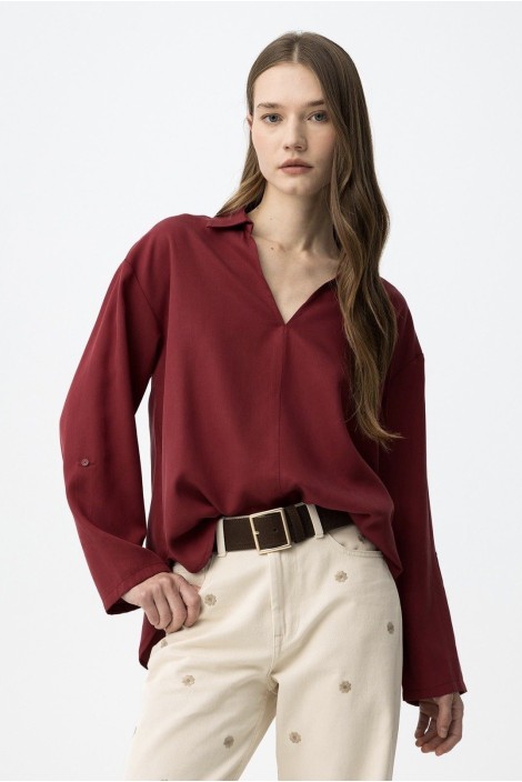 CAMISA ESTEFANIA GARNET