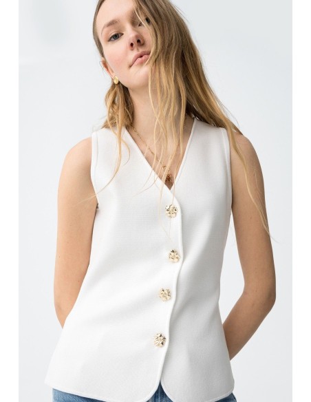 CAMISETA TERESA BLANCA