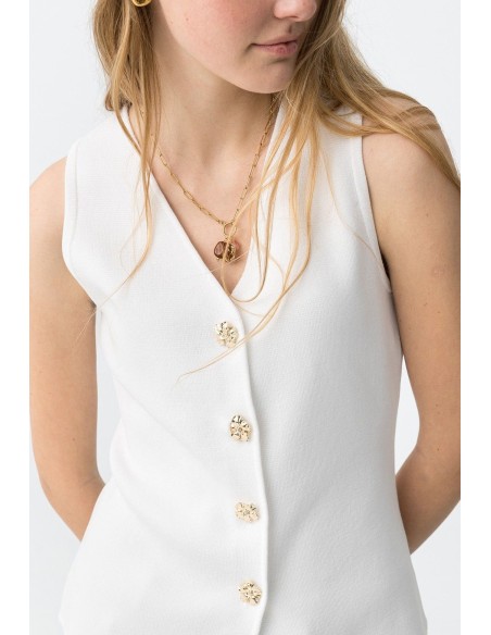 CAMISETA TERESA BLANCA