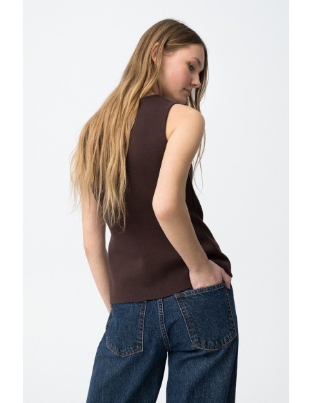 CAMISETA TERESA CHOCOLATE