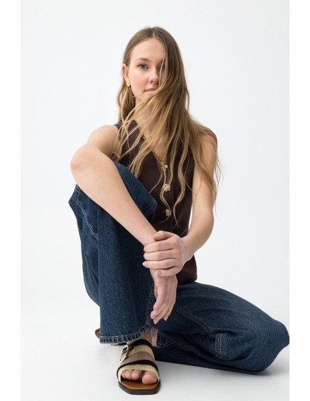 CAMISETA TERESA CHOCOLATE