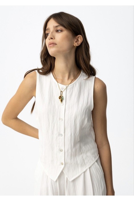 CHALECO ANGELA BLANCO 2