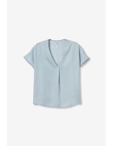 BLUSA MARA DENIM CLARO