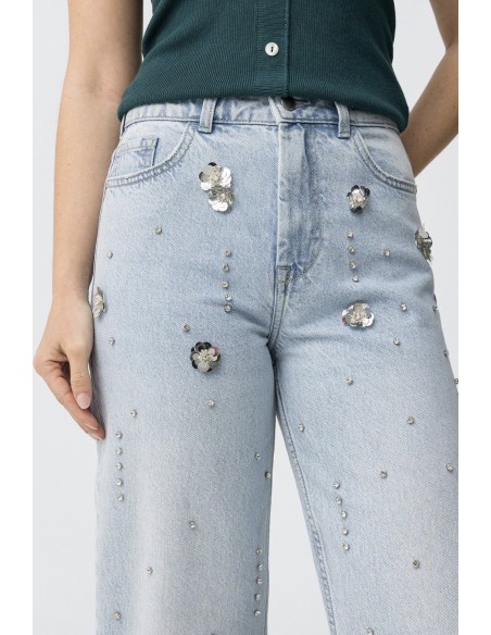 JEANS BONNYE DETALLES BRILLANTES