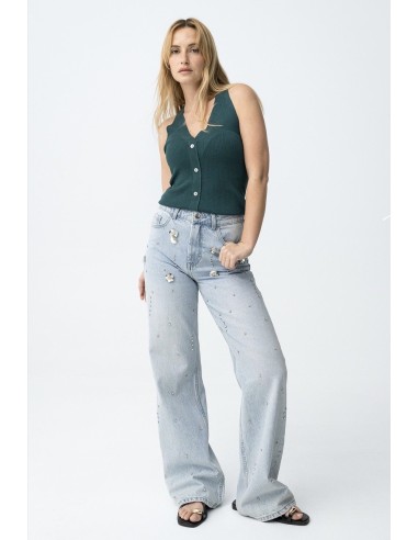 JEANS BONNYE DETALLES BRILLANTES