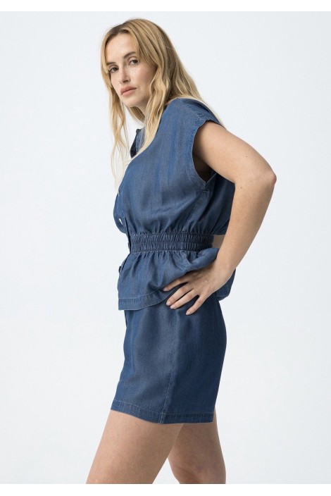 SHORT FRANCESCA DENIM 2