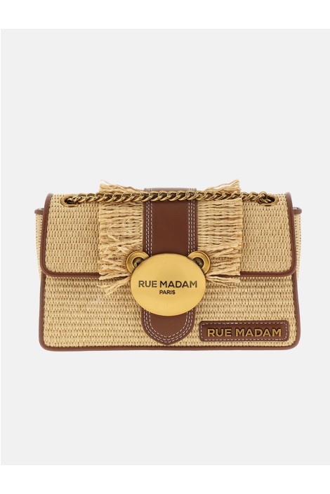 TEDDY IT-BAG STRAW FRINGES