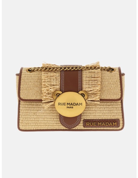 TEDDY IT-BAG STRAW FRINGES