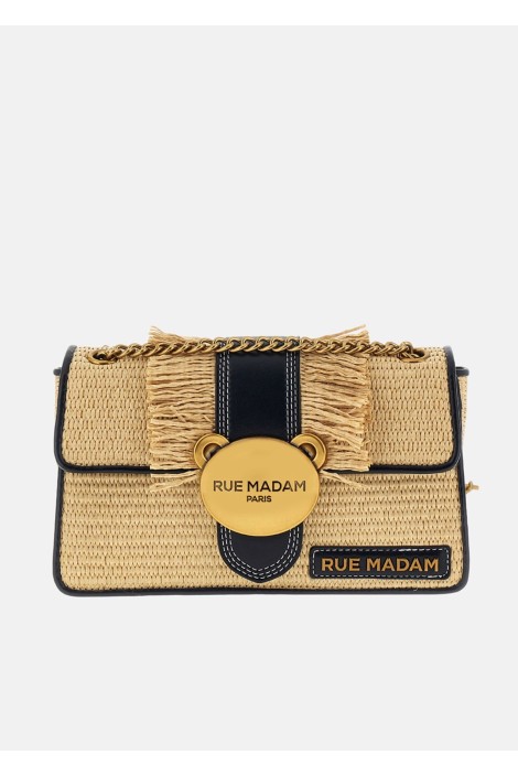 TEDDY IT-BAG STRAW FRINGES
