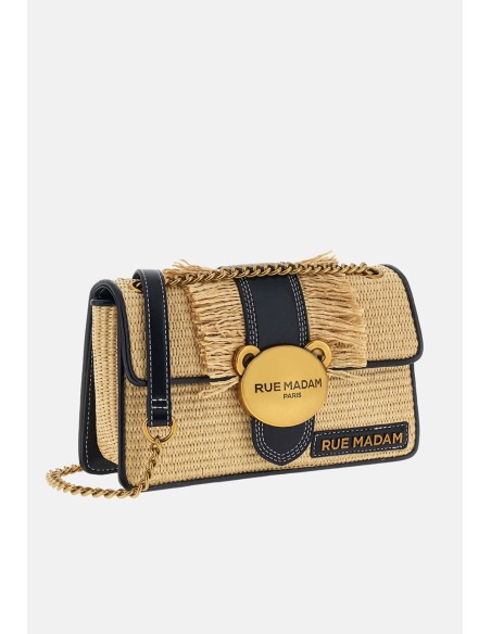 TEDDY IT-BAG STRAW FRINGES