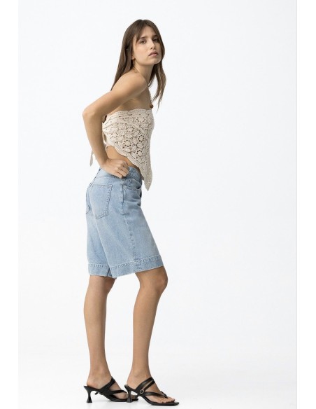 BERMUDA DOHA DENIM CLARO