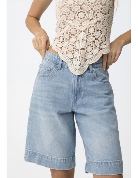 BERMUDA DOHA DENIM CLARO
