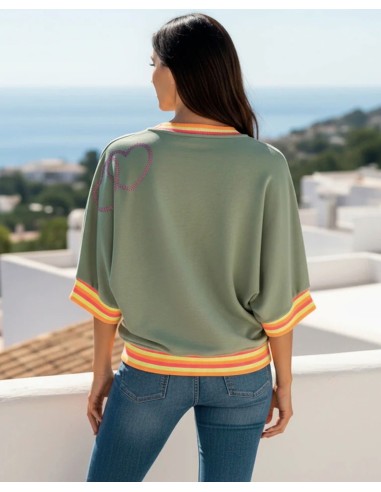 SUDADERA MANGA CORTA FOREVER TOGERTHER