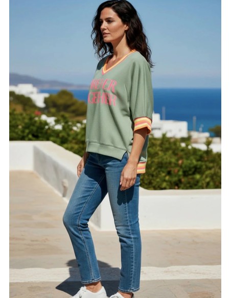 SUDADERA MANGA CORTA FOREVER TOGERTHER