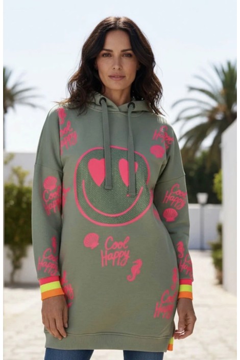 VESTIDO SUDADERA HEART FACE 2