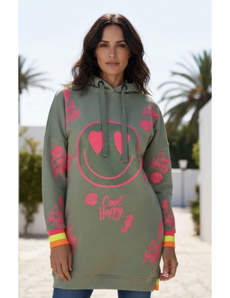 VESTIDO SUDADERA HEART FACE