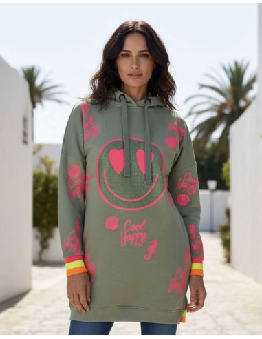 VESTIDO SUDADERA HEART FACE