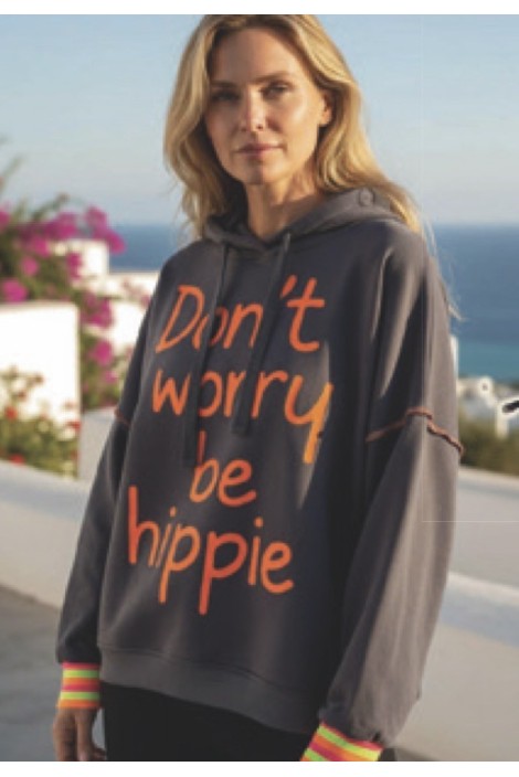 SUDADERA DON’T WORRY BE HIPPIE