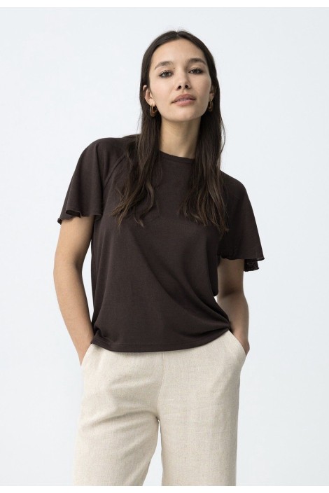 CAMISETA NEREA CHOCOLATE