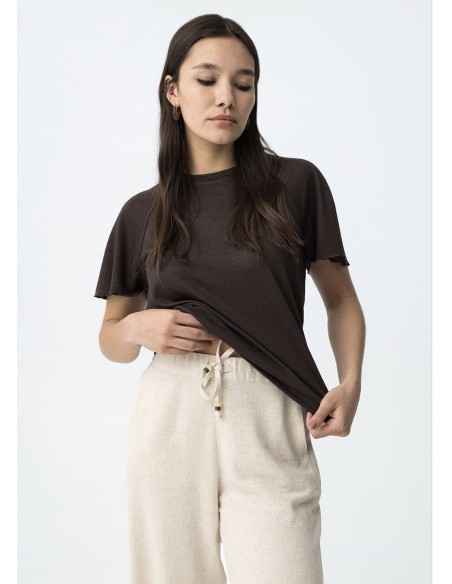 CAMISETA NEREA CHOCOLATE